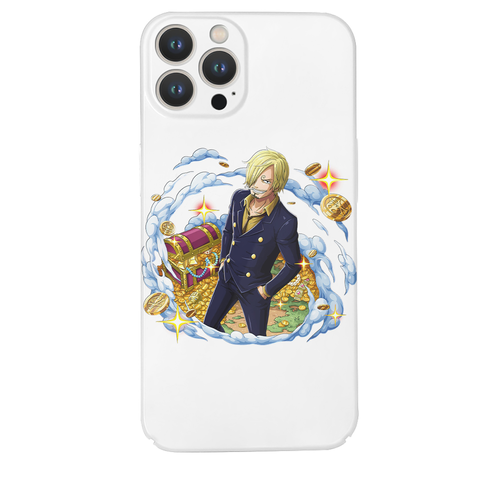 （画像用） ワンピース サンジ ONE PIECE Sanji 【iPhone 14シリーズ対応】ハードケース